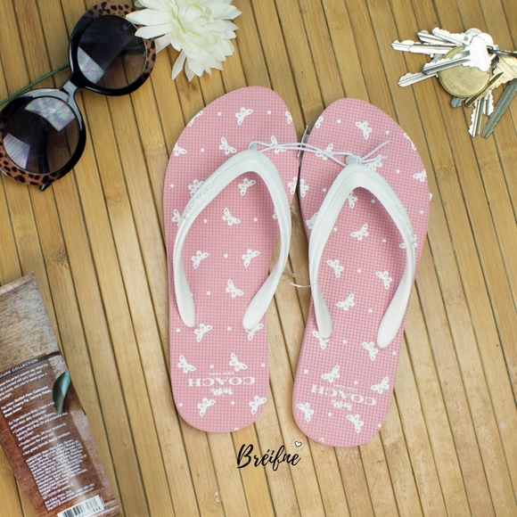 coach cleo flip flop